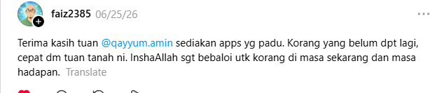 Feedback pengguna HookCraft